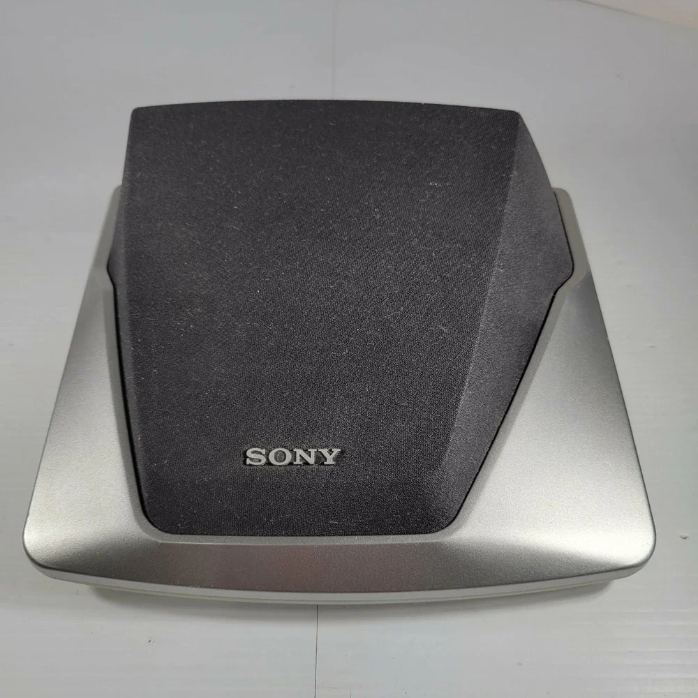 Sony SS-SR125 Surround Speakers Pair Grey Silver TESTED Good Home Theater 8 Ohm